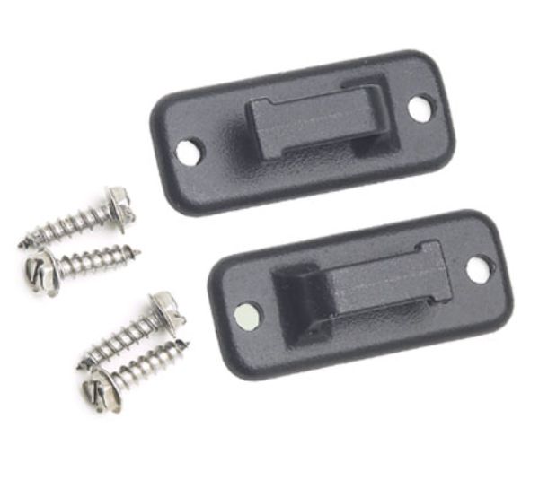 CCO901044 Pull Strap Catches for Window & Slide Out Awnings, Black
