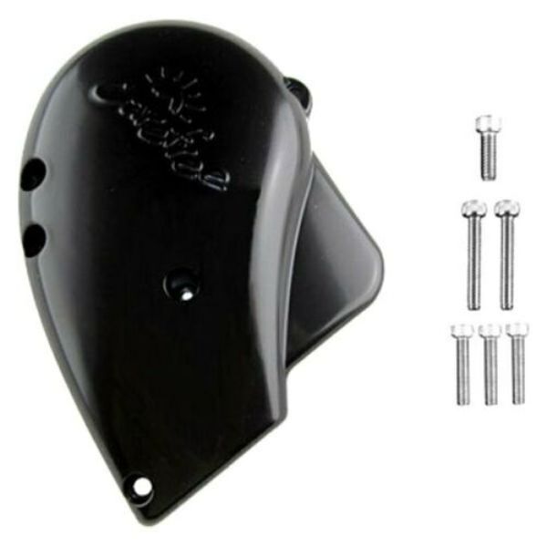 CCOR001521BLK Summit Threaded Right Plastic Slide-Out Awning Screw Cover End Cap, Black