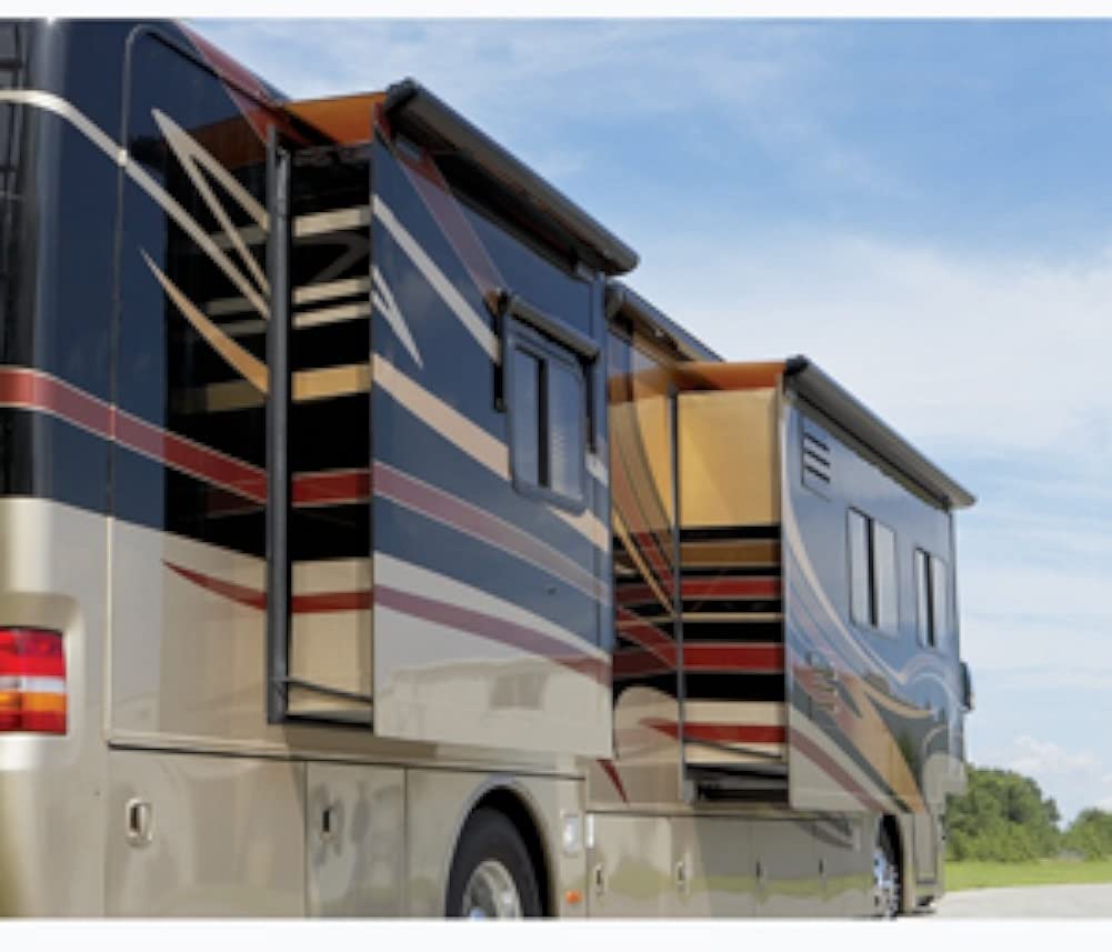 0.77 in. Slide-Out Awning SideOut Kover III with Wind Deflector, Black