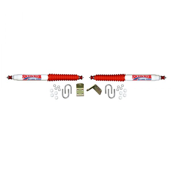 SKY7210 Front Dual Steering Stabilizer for 1978-1979 Ford Bronco, Red