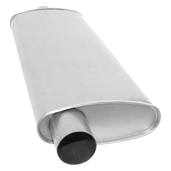 APE700429 MSL Maximum Front Aluminized Steel Oval Direct Fit Exhaust Muffler with Inlet & Outlet Neck for 2002-2009 Chevy Trailblazer