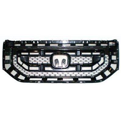 Grille for 2009-2011 Honda Pilot, Matte Dark Gray