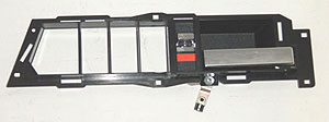 Right Hand Inner Front Door Handle for 1988-1994 Chevy C-K Pickup, Chrome & Black