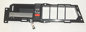 Left Hand Inner Front Door Handle for 1988-1994 Chevy C-K Pickup, Chrome & Black