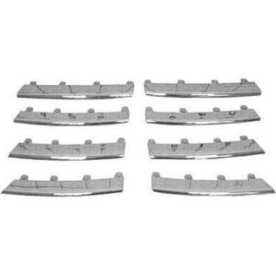 8 Piece Grille Edge Moldings Kit for 2005-2010 Jetta SDN, Chrome