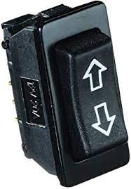 20A Continuous, 40A Peak In-line 5 Pin Cut-out 1.5 Black Rocker Switch