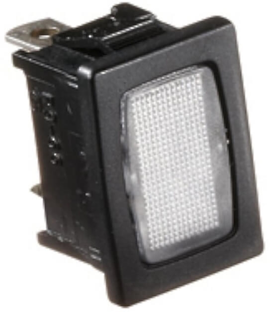 RVDS491 Black with Clear Indicator Lamp for S481