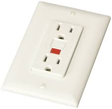 RVDS801 White Dual GFCI Outlet with Cover Plate