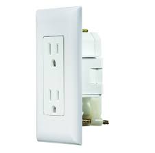 Inself Containedin White Dual Outlet with Cover-Plate