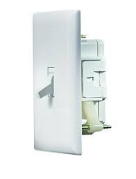 Inself Containedin White Wall Switch with Cover-Plate