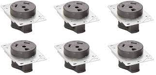 30A Flush Receptacle in Plate
