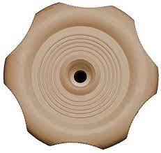 0.5 in. Shaft Window Knob - Beige