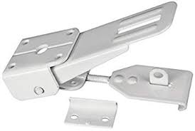 Folding Camper Latch - White
