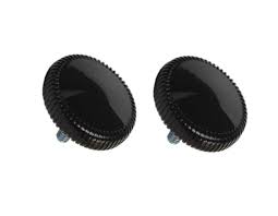 0.5 in. Stem Black Awning Knob
