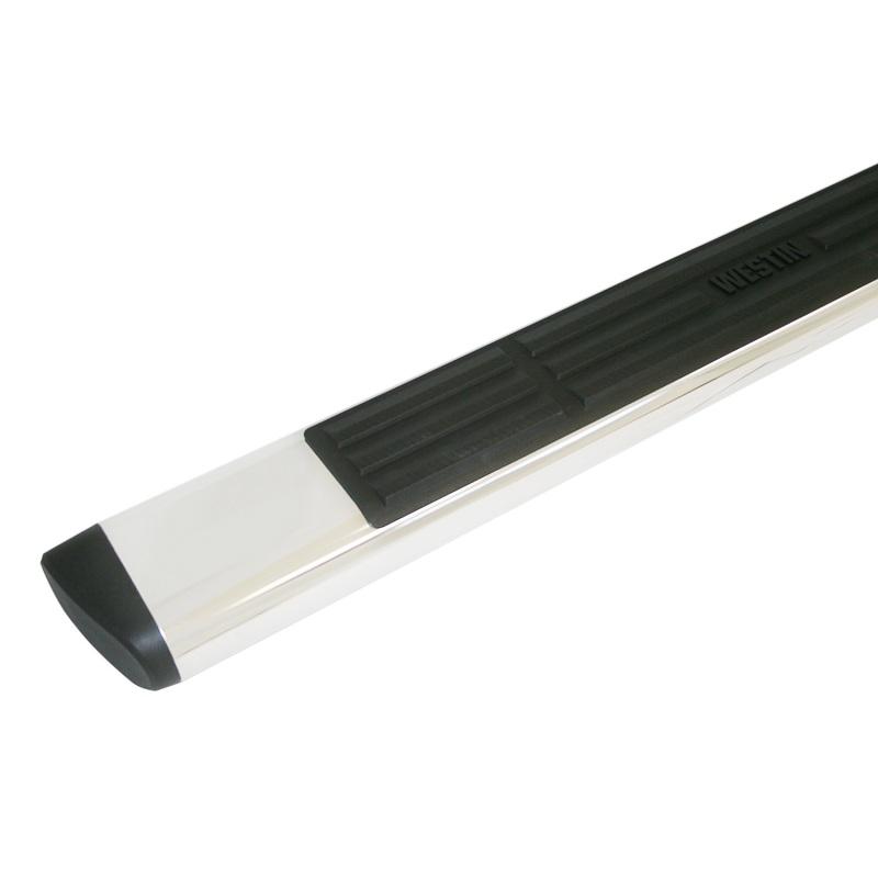 6 in. Oval Step Bars with 53 in. Premier Cab Length Polished for 1999-2018 Chevy Silverado 1500