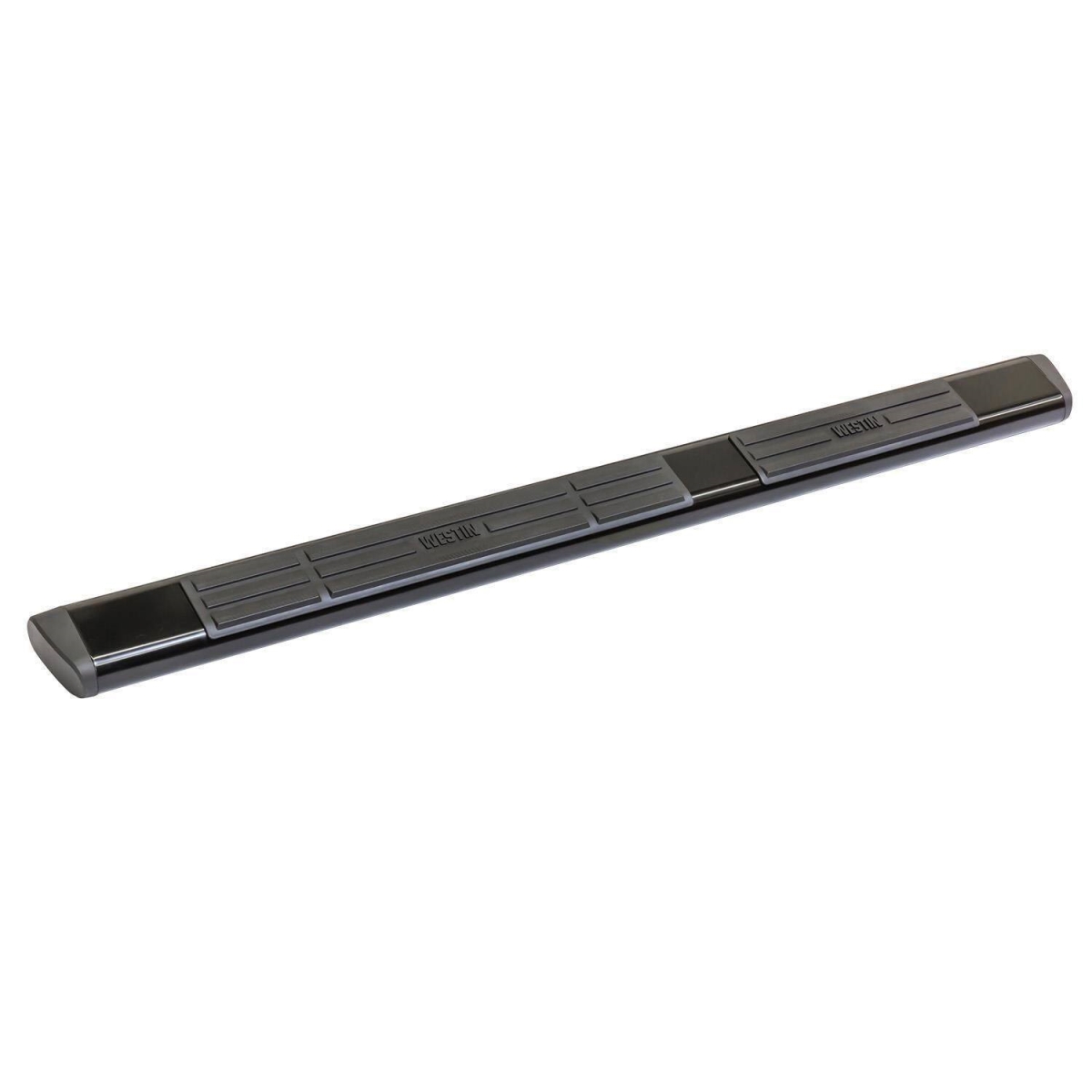 6 in. Mild Steel 85 in. Oval Side Bar, Black