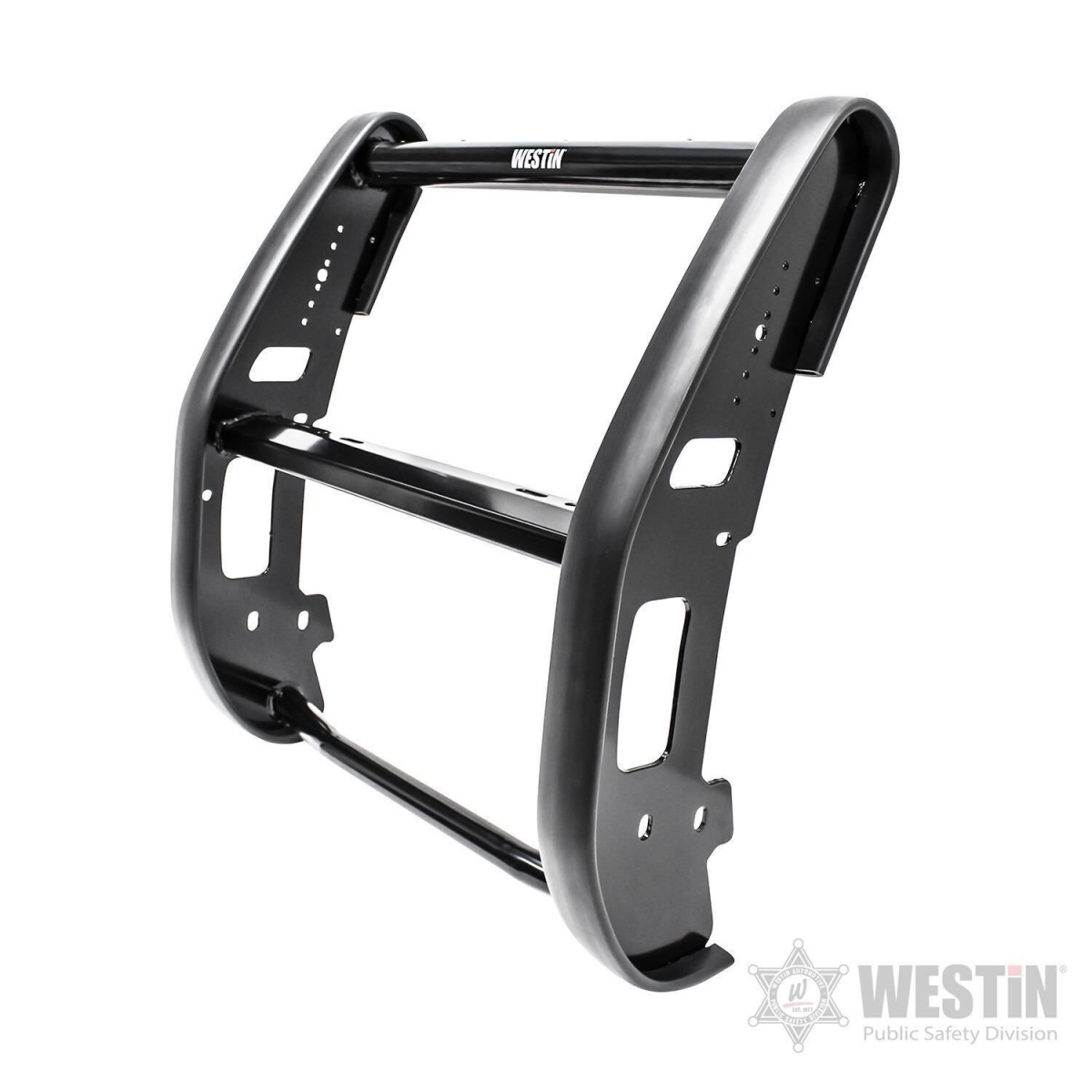 WES36-2055 Elite Black Utility Push Bumper for 2016-2016 Interceptor