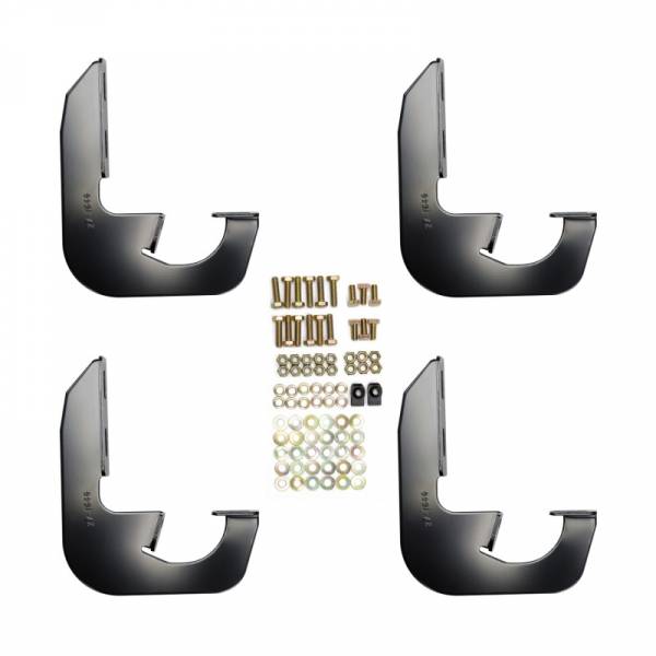 Step Board Brackets Mount Kit for 2014-2018 Silverado & Sierra 1500 Reg Cab, Black