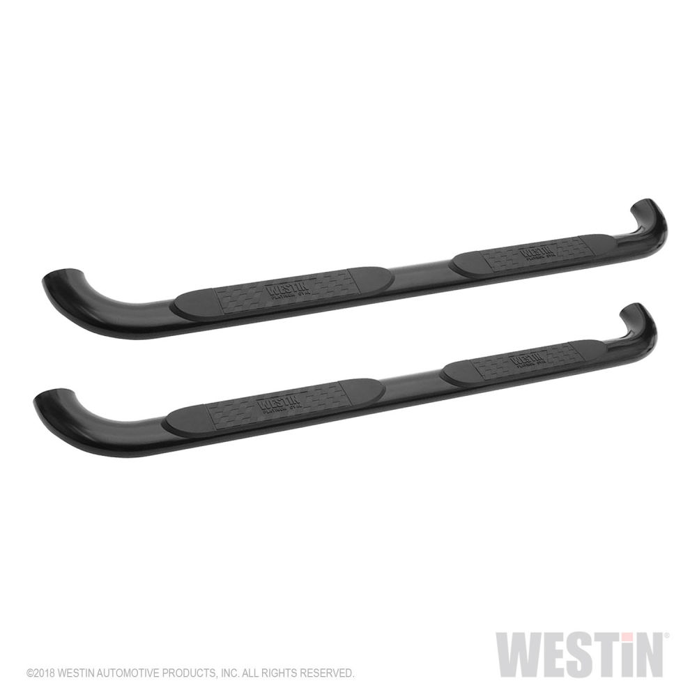 4 in. Double Cab Platinum Oval for 2015-2016 Chevrolet Silverado Sierra 2500 & 2015-2016 Chevrolet Silverado Sierra 3500, Black