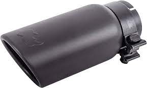 UNIVERSAL FOR 2 1/2IN DIAMETER EXHAUST TUBES EXHAUST TIPS BLACK