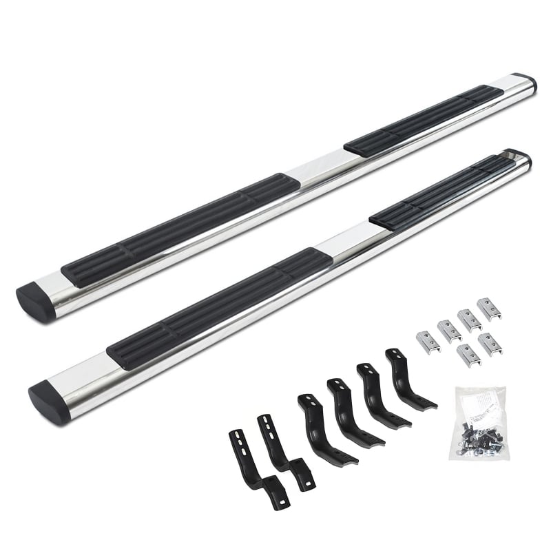 RHI686404387PS 6 in. Dia. OE Xtreme Side Steps for 2015-2017 Silverado & Sierra 2500HD & 3500HD, Polished