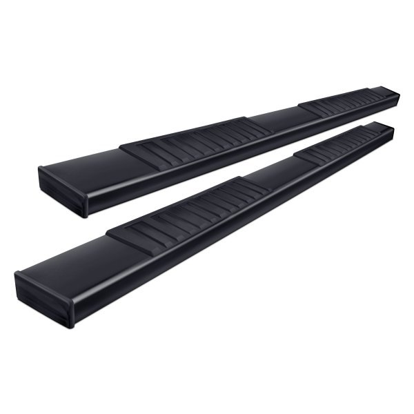 OE Xtreme II Cab Length Black Rectangular Side Steps for 2007-2017 Silverado & Sierra 1500, 2015-2017 Silverado & Sierra 2500HD, 3500HD