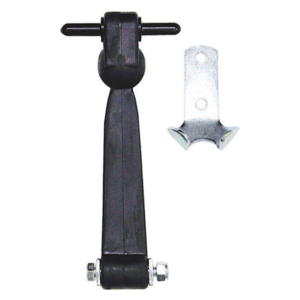 BUYWJ208 8 in Heavy Duty Rubber Hood Catch with Bumper44 Black