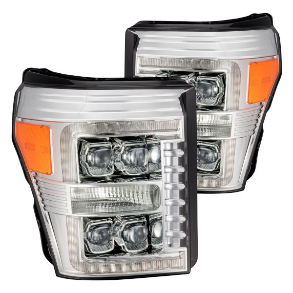 Picture of AlphaRex USA ALR880148 Nova-Series LED Projector Headlight for 2011-2016 Ford Super Duty&#44; Chrome