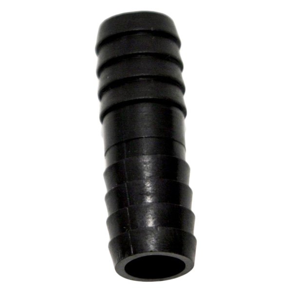 0.5 x 0.5 in. Barb Black Plastic Barbed Coupler