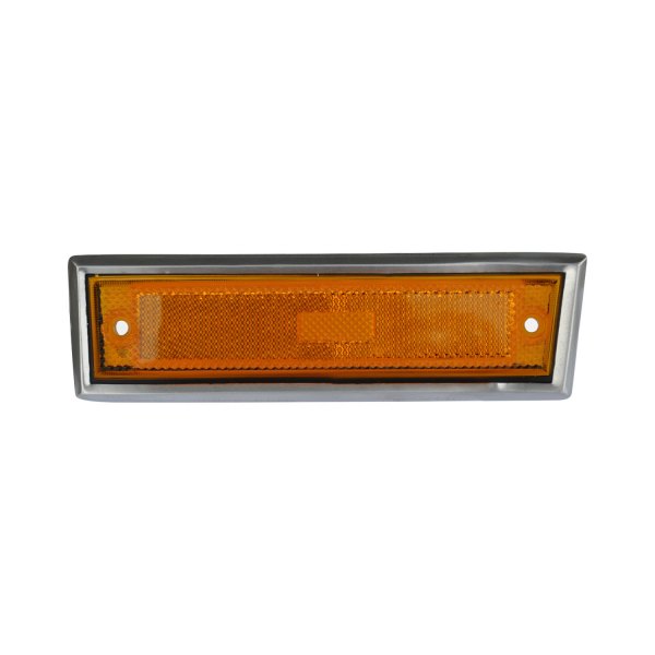 Left Side Sidemarker Lamp with Trim for 1973-1987 Chevy CK Pickup, 1977-1987 GMC Pickup, 1973-1991 Chevy Blazer & 1973-1991 Chevy Suburban