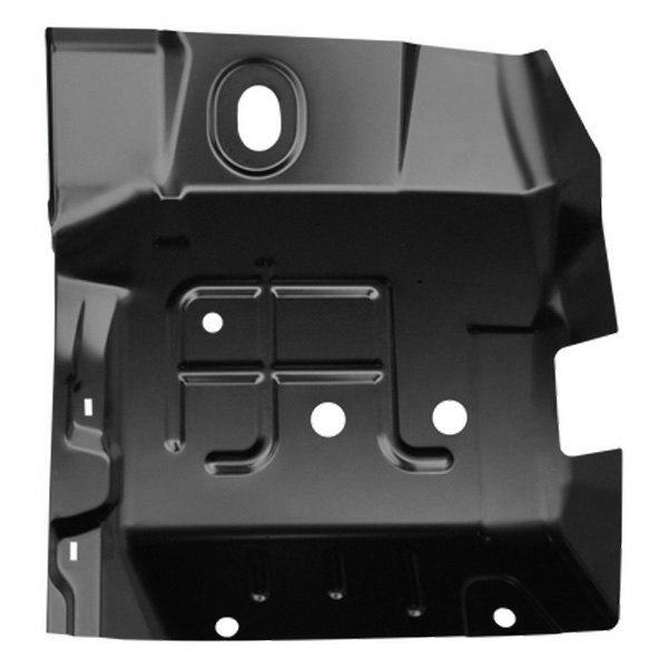 18-Gauge Left Hand Front Floor Pan - Black - Compatible with Ford F-Series