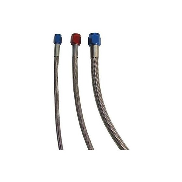 No.6AN x 10 ft. Assembled Nitrous Feed Line, Blue