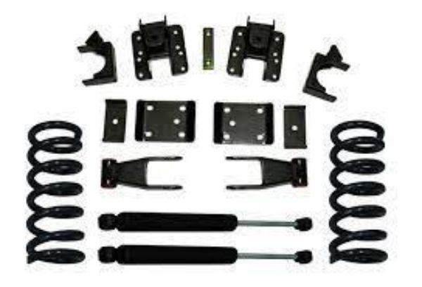0.5 in. Lowering Kit with Maxtrac Shocks for 2014-2016 Gm 1500 2-4WD