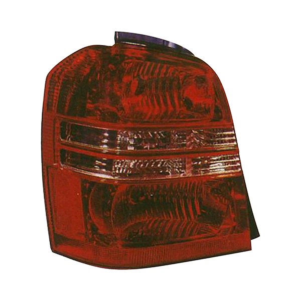 SHE8210A-190SH-2 Passenger Side Replacement Tail Light Lens & Housing, Red for 2001-2003 Highlander Toyota