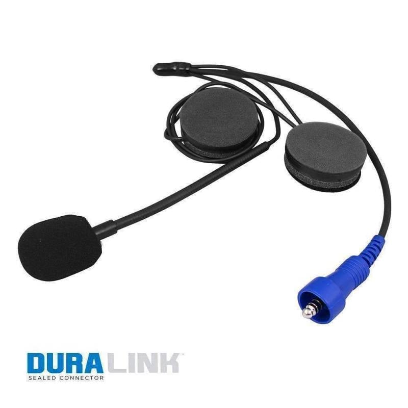 Wired Helmet Kit with Alpha Audio Speakers & Mic