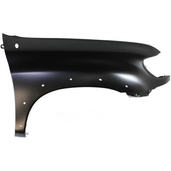 Front Passenger Side Fender - Black - Compatible with 2000-2006 Toyota Tundra