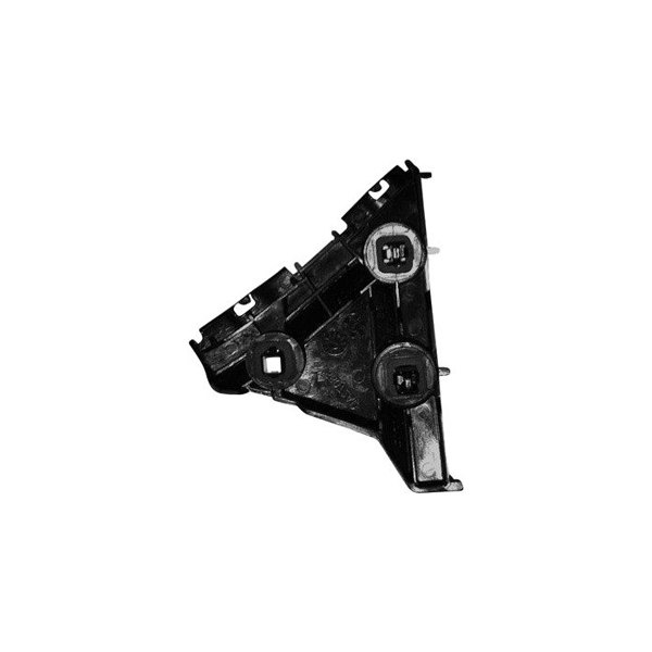 Rear Bumper Cover Retainer - Black - Right Side - Durable Design