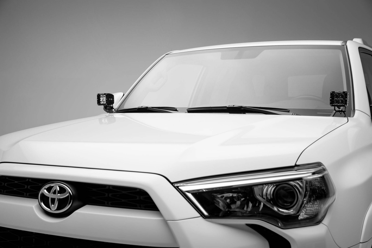 ZRDZ369491 Hood Hinge LED Bracket for 2014-2016 Toyota 4Runner Trail