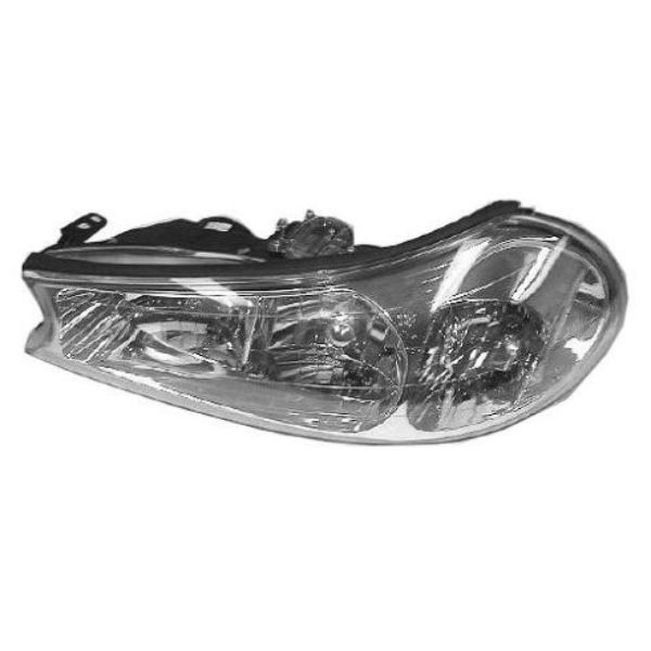 REGFR318-B001L Composite Left Hand Headlamp Assembly for 1998-2000 Ford Contour