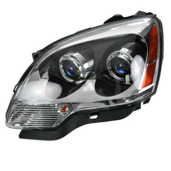 REGGM475-B001L Blue Lens 1st Design Composite Halogen Left Hand Headlamp Assembly for 2007-2008 GMC Acadia