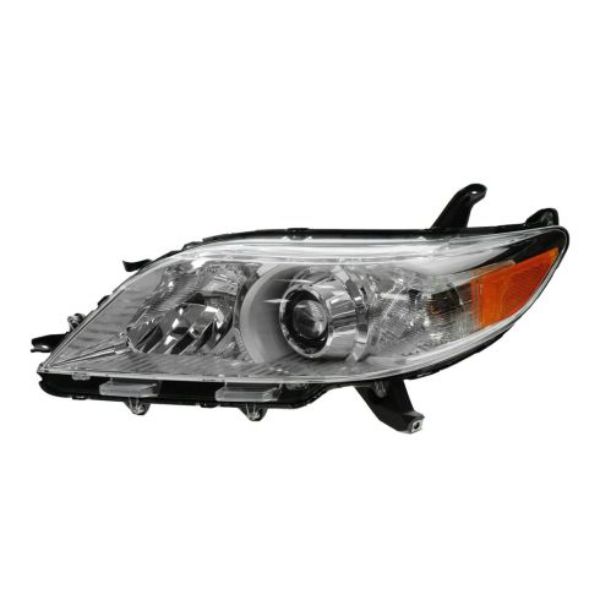 REGTY1159-B001L Halogen Left Hand Headlamp Assembly without LED DRL for 2011-2020 Sienna