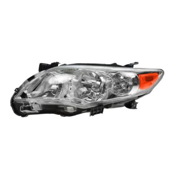 REGTY1149-B001L Composite Left Hand Headlamp Assembly Base for 2011-2013 Toyota Corolla
