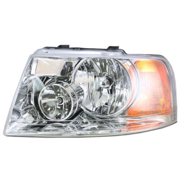 REGFR355-B001L Composite Left Hand Headlamp Assembly with Bright Bezel for 2003-2006 Ford Expedition