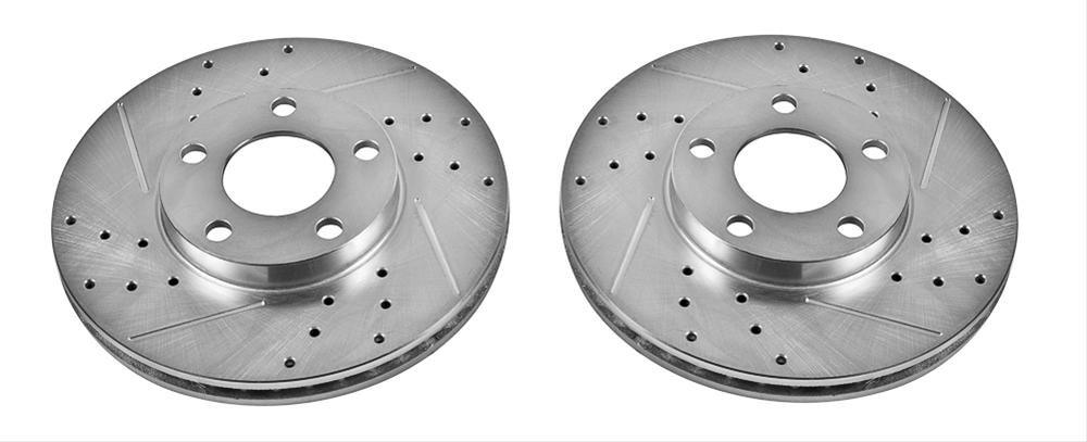 Drilled & Slotted Rear Disc Brake Rotor