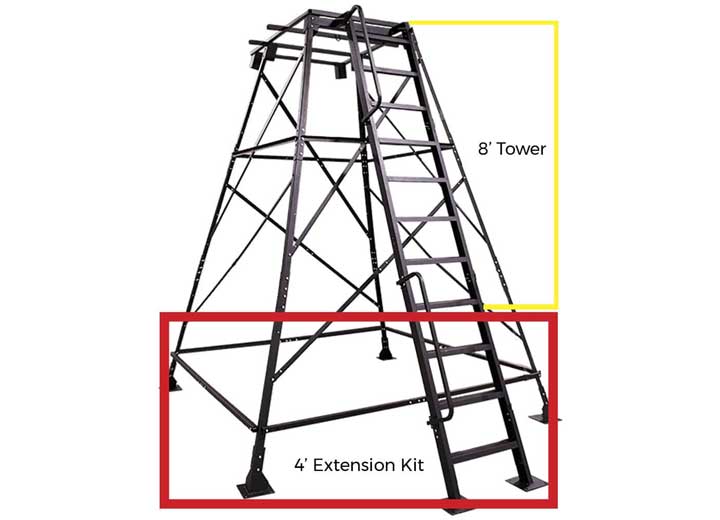 Picture of Banks Outdoors BNKST12TS 4 ft. Extension for 8 ft. Tower System