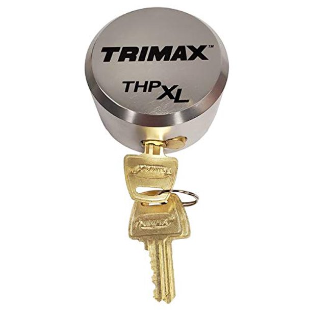 Silver Solid Aluminum Hockey Puck Padlock for Internal Shackle Universal Fit