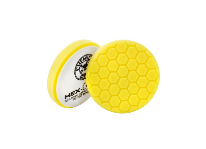 CHGBUFX-101HEX5 5.5 in. Hex-Logic Cutting & Compounding Pad, Yellow