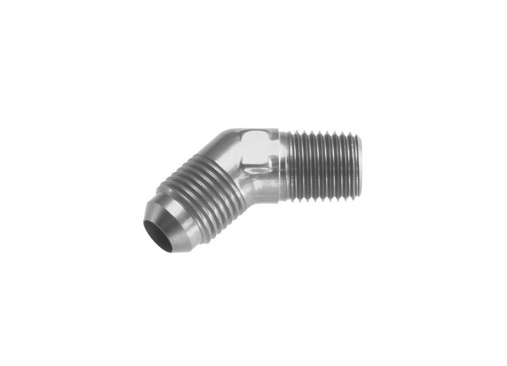 RHP823-16-16-5 45 deg -16 Male Adapter to -16 1 in. NPT Male - Clear