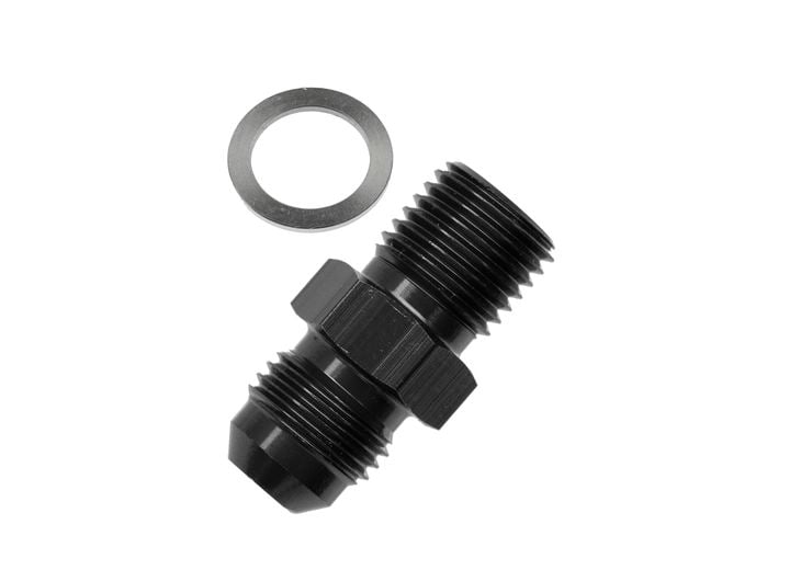 AN-JIC Flare Adapter - Black - M16 x 1.5 in. - Male Connection