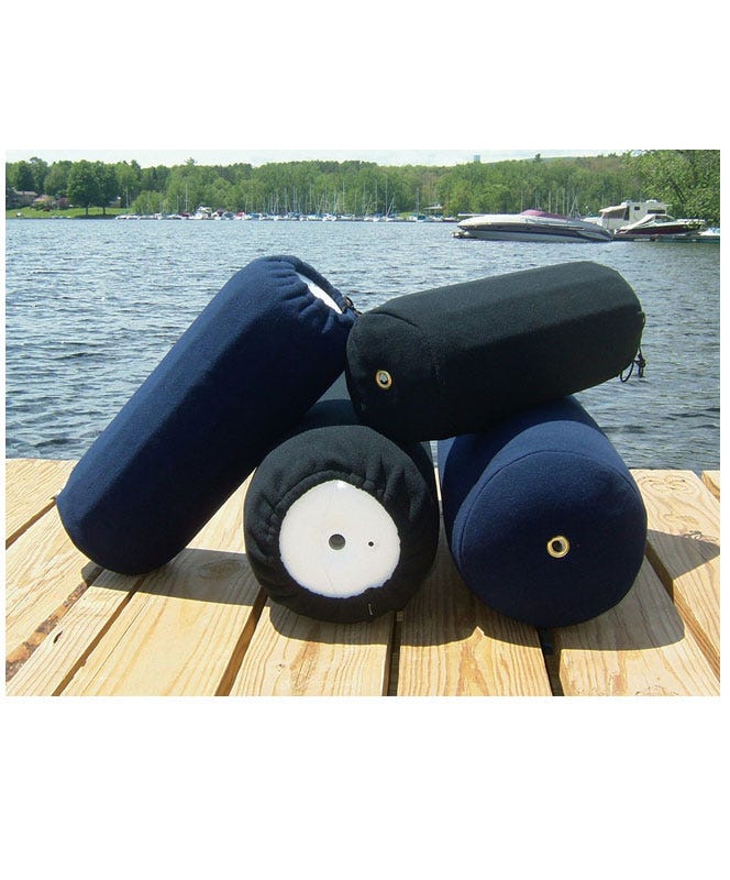 8 x 20 in. Fleece Fender Cover, Black
